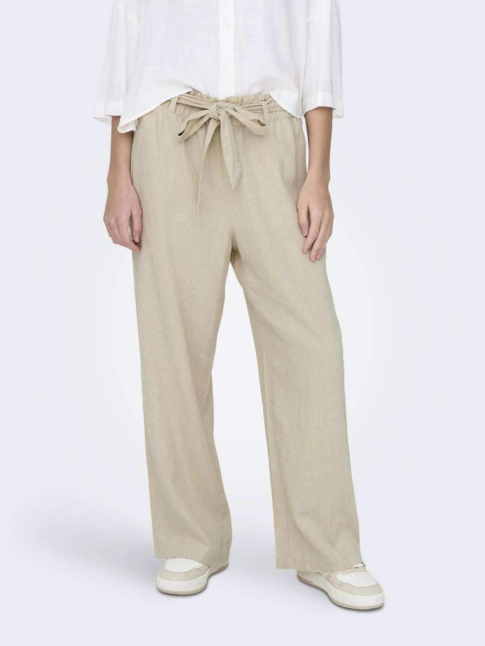 JDY Wide leg Pants 'Say' in Beige Vierteljährliche Förderung