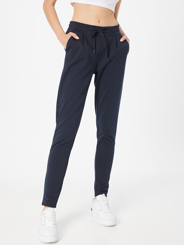ICHI Slim fit Pants 'Kate' in Navy Nur noch ein Tag übrig