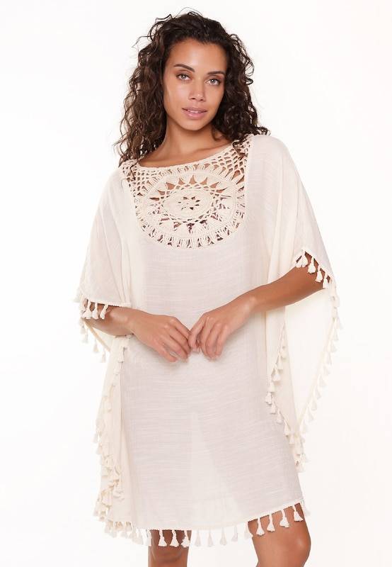 LingaDore Beach Dress in Beige Rabatt