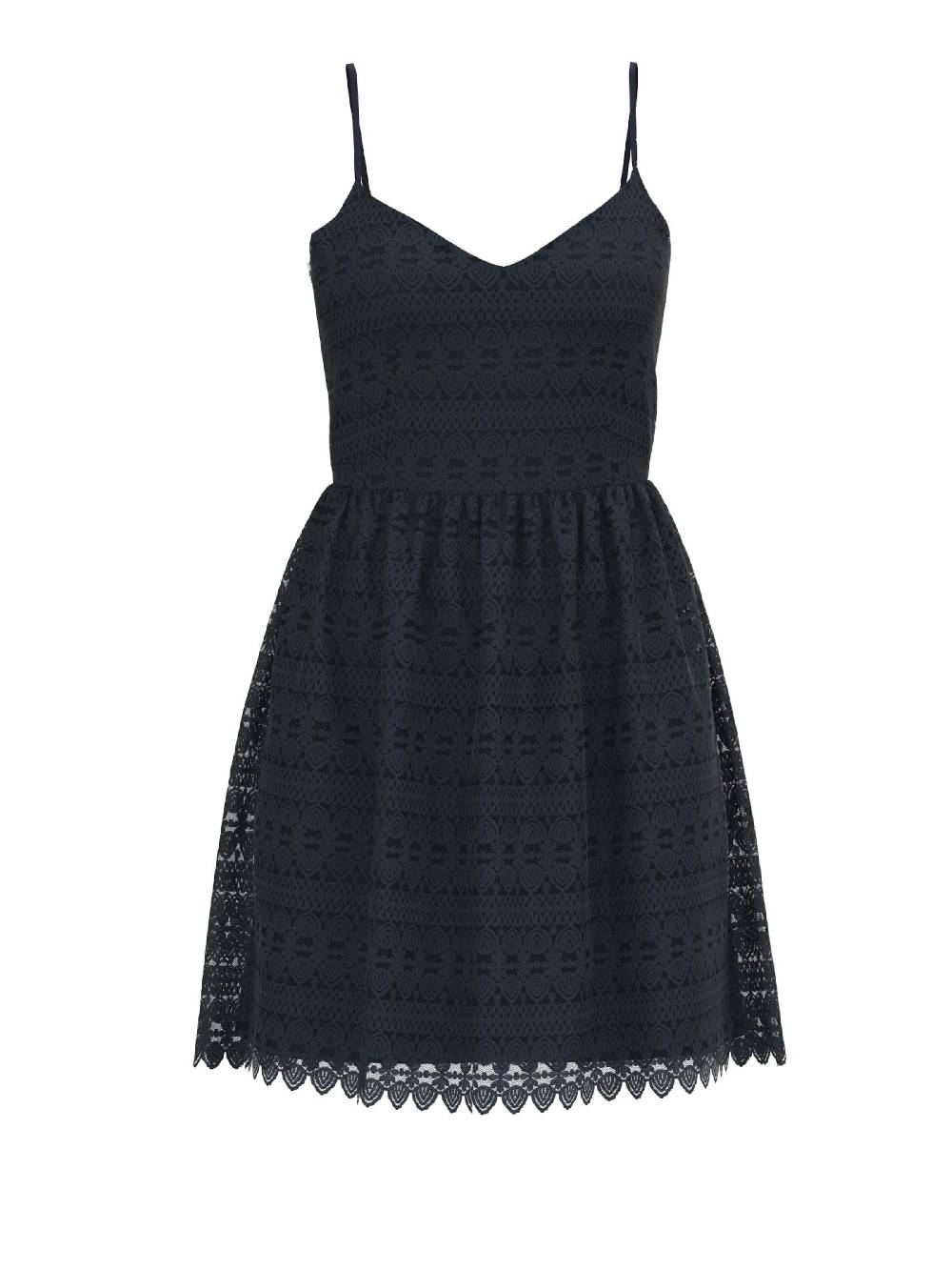 VILA Summer Dress 'AGNES' in Night Blue Saisonschlussverkauf