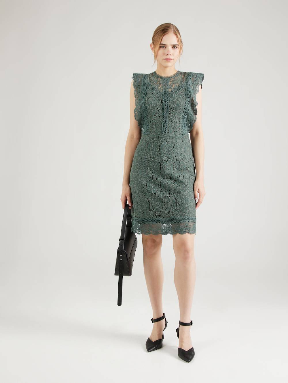ONLY Cocktail Dress 'ONLNEW KARO' in Emerald Jubiläumsangebot