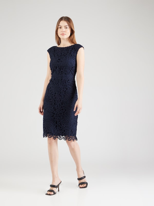 s.Oliver BLACK LABEL Cocktail Dress in Marine Blue Zeitlich begrenztes Angebot