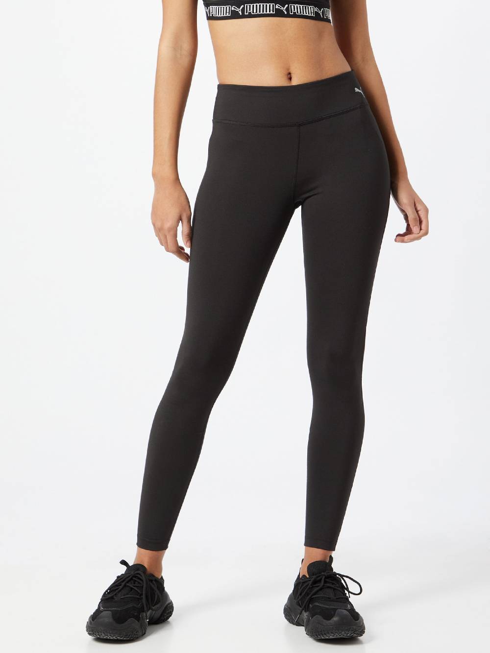 PUMA Skinny Workout Pants in Black VIP-Rabatte