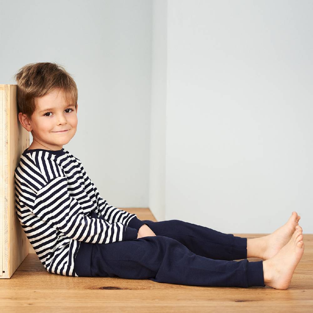 LIVING CRAFTS ELEPHANT - Kinderschlafanzug - Navy/White Blitzangebot