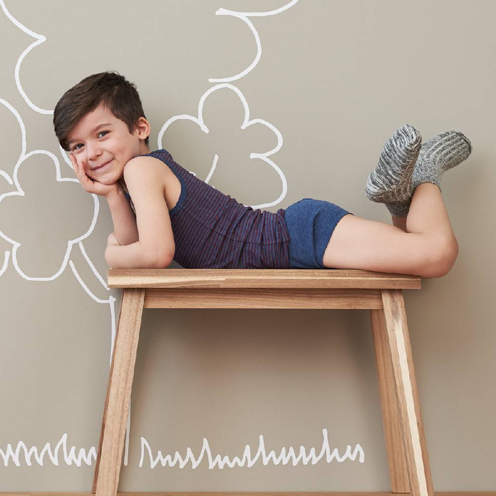 LIVING CRAFTS - Kinder-Norwegersöckchen - Olive Mouliné Discount Store für neue Produkte