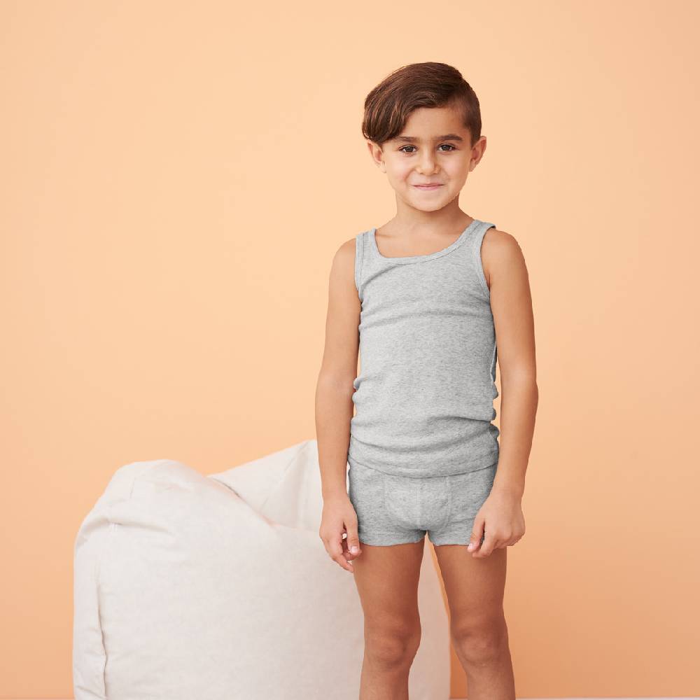 LIVING CRAFTS GNU - Unterhemd - Grey Melange Kostenloser Versand international
