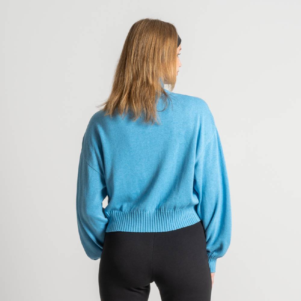 LIVING CRAFTS EUGENIE - Oversized Pullover - Cool Blue Online