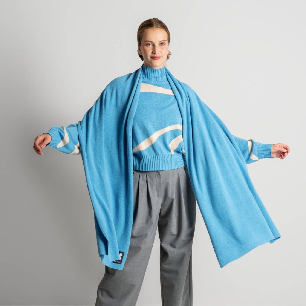 LIVING CRAFTS ELLIS - Schal - Cool Blue Verkauf