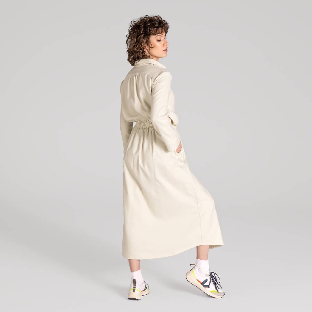 LIVING CRAFTS CHARU - Kleid - Stone Grey Kostenloser Versand