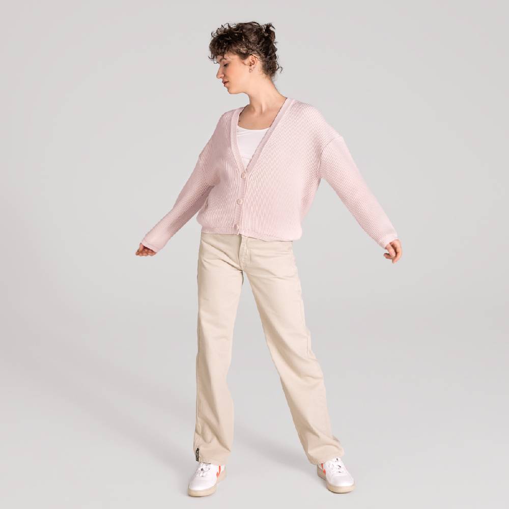 LIVING CRAFTS ALFREY - Strickjacke boxy - Nude Online Shopping