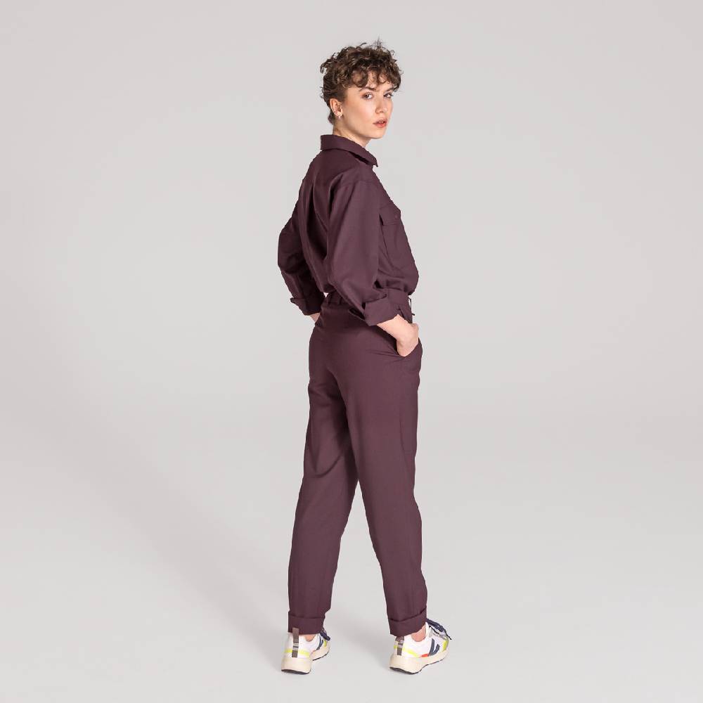 LIVING CRAFTS ARIL - Hose - Aubergine Osterangebot