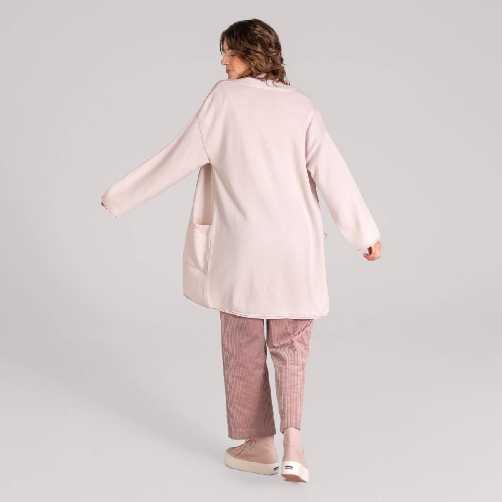 LIVING CRAFTS ANIEK - Strickjacke lang - Nude Vatertagsangebot
