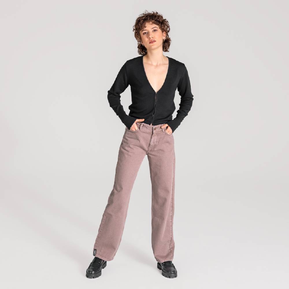 LIVING CRAFTS ALIZEE - Strickjacke - Off Black Valentinstagsangebot