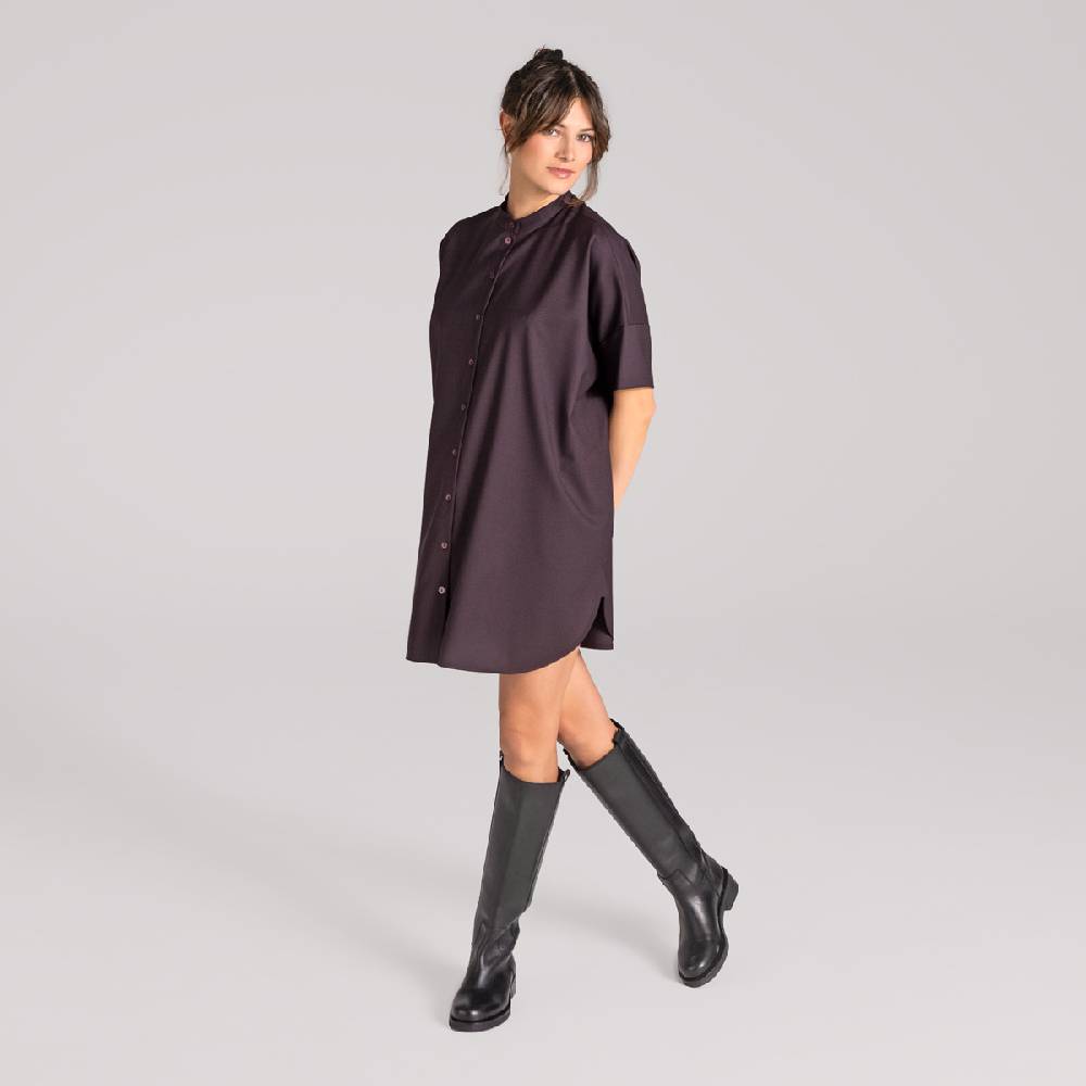 LIVING CRAFTS AEON - Kleid - Aubergine Online Outlet