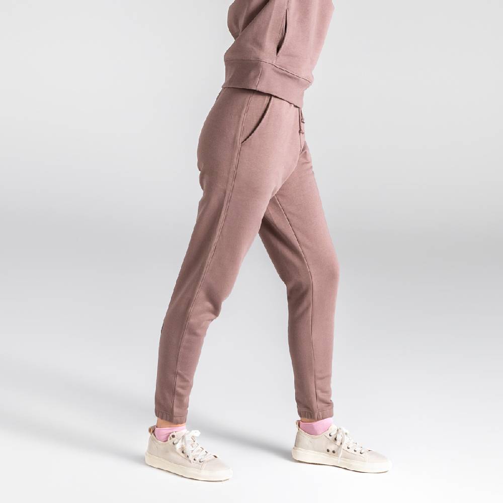 LIVING CRAFTS AHNOA - Sweat Pants - Mauve Blitzangebot