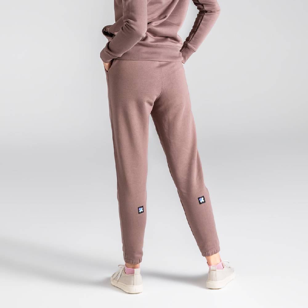 LIVING CRAFTS AHNOA - Sweat Pants - Mauve Blitzangebot