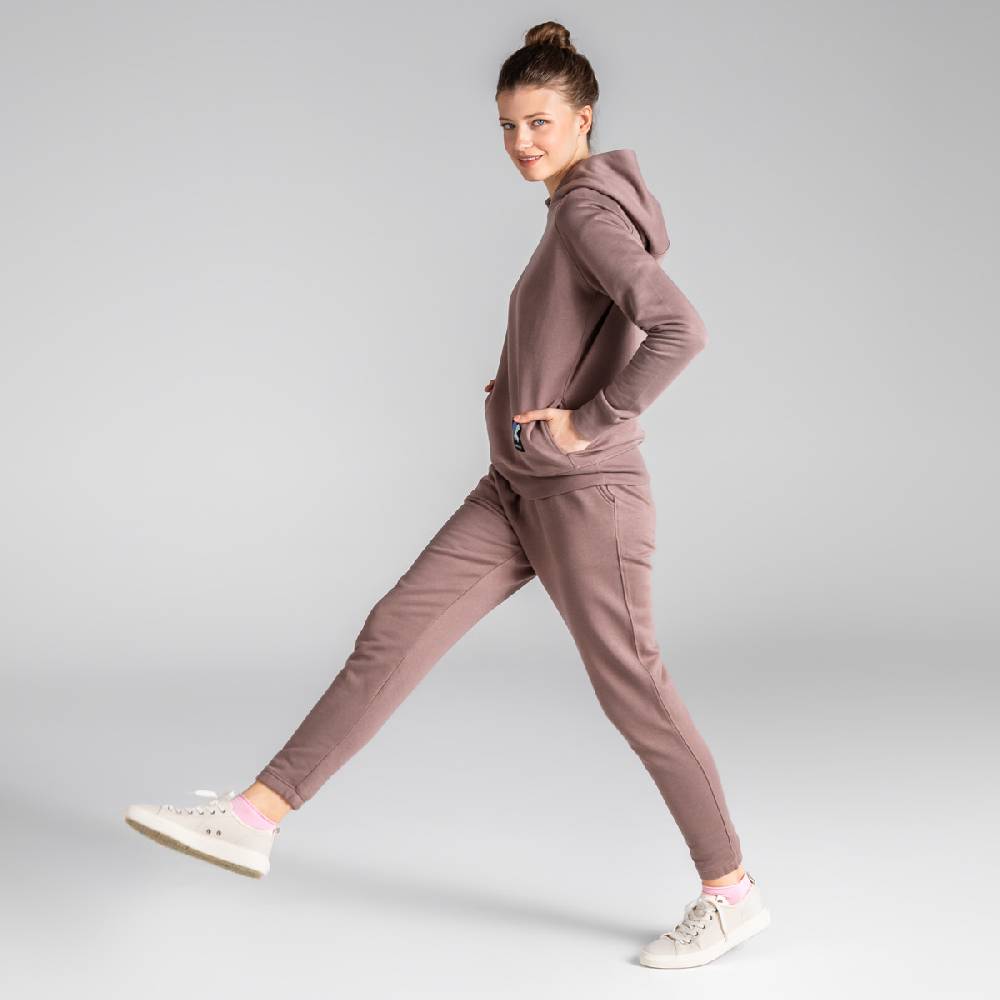LIVING CRAFTS AHNOA - Sweat Pants - Mauve Blitzangebot