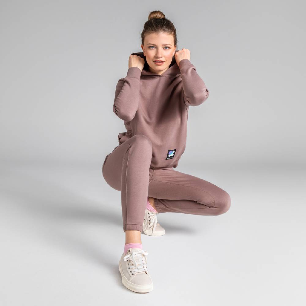 LIVING CRAFTS AHNOA - Sweat Pants - Mauve Blitzangebot