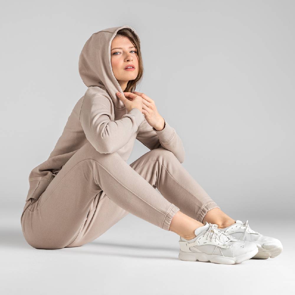 LIVING CRAFTS ANEA - Hoodie - Light Grey Green Große Rabatte