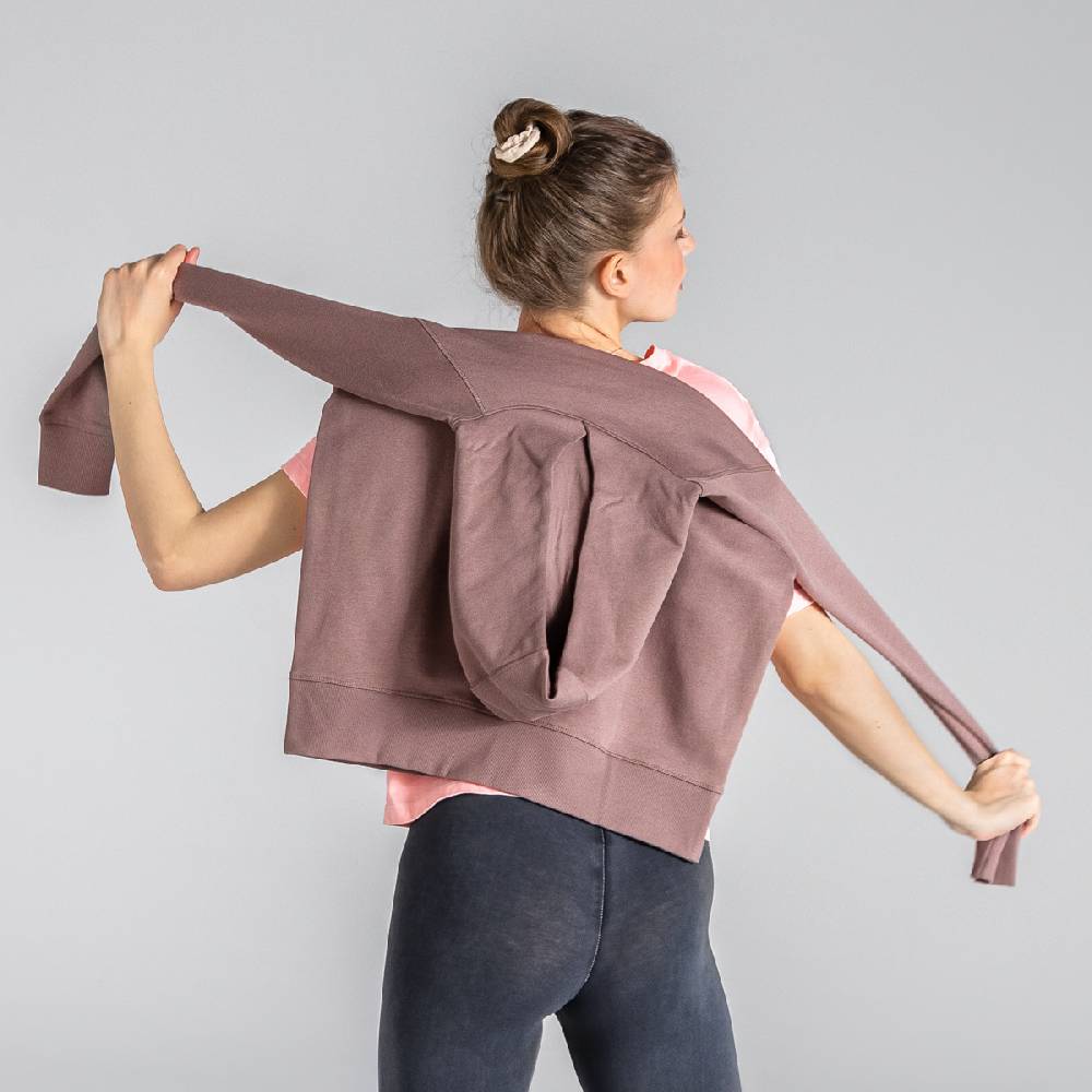 LIVING CRAFTS ANEA - Hoodie - Mauve Neuheiten