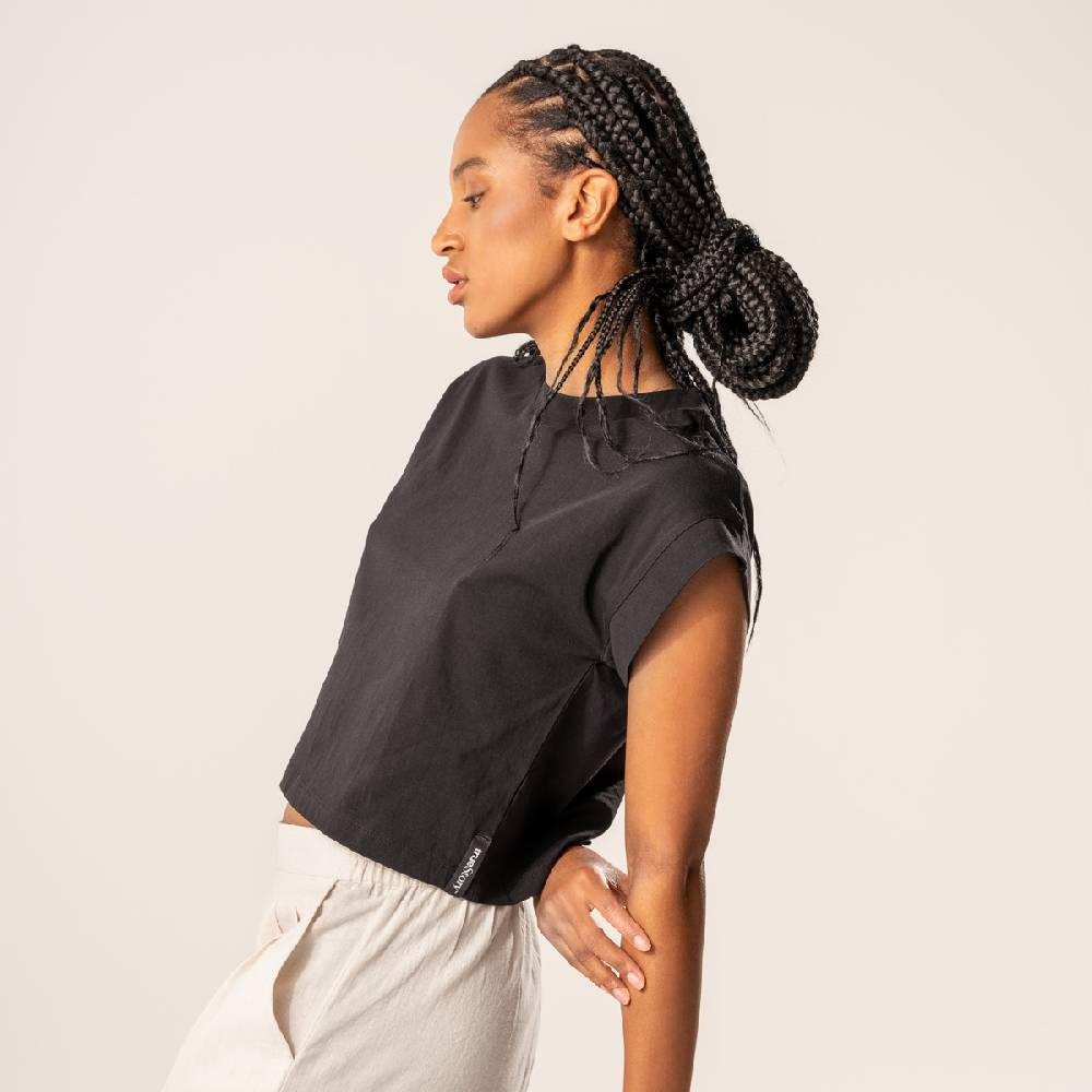 LIVING CRAFTS DANBI - Boxy T-Shirt - Black Bis zu 50% Rabatt