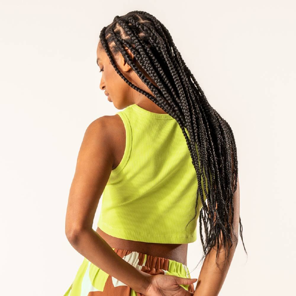 LIVING CRAFTS DEMI - Ripp-Crop-Top - Pear Bis zu 60% Rabatt