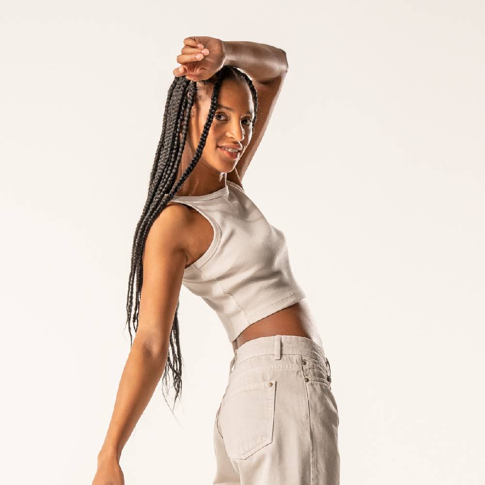 LIVING CRAFTS DEMI - Ripp-Crop-Top - Sand Bis zu 65% Rabatt