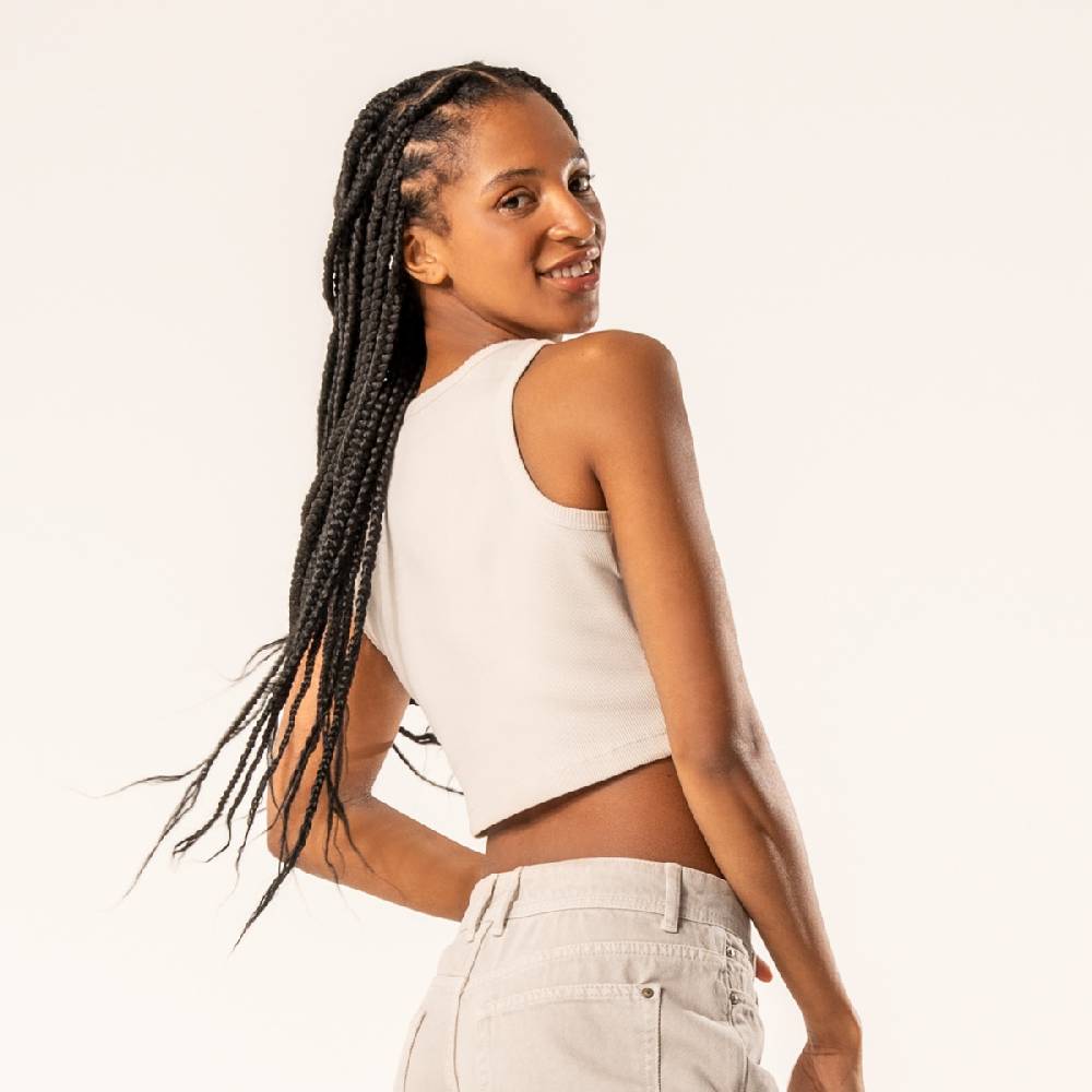 LIVING CRAFTS DEMI - Ripp-Crop-Top - Sand Bis zu 65% Rabatt