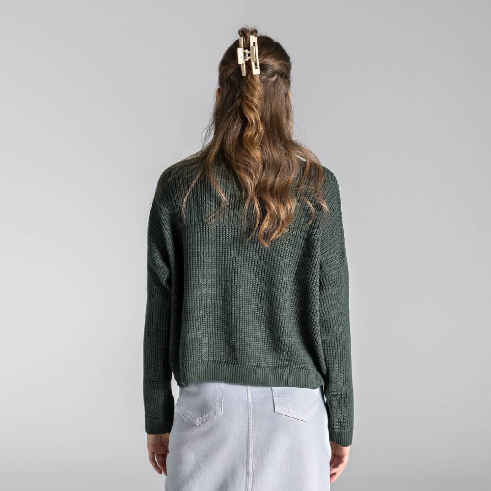 LIVING CRAFTS BEEKE - Pullover - Dark Khaki Riesige Rabatte