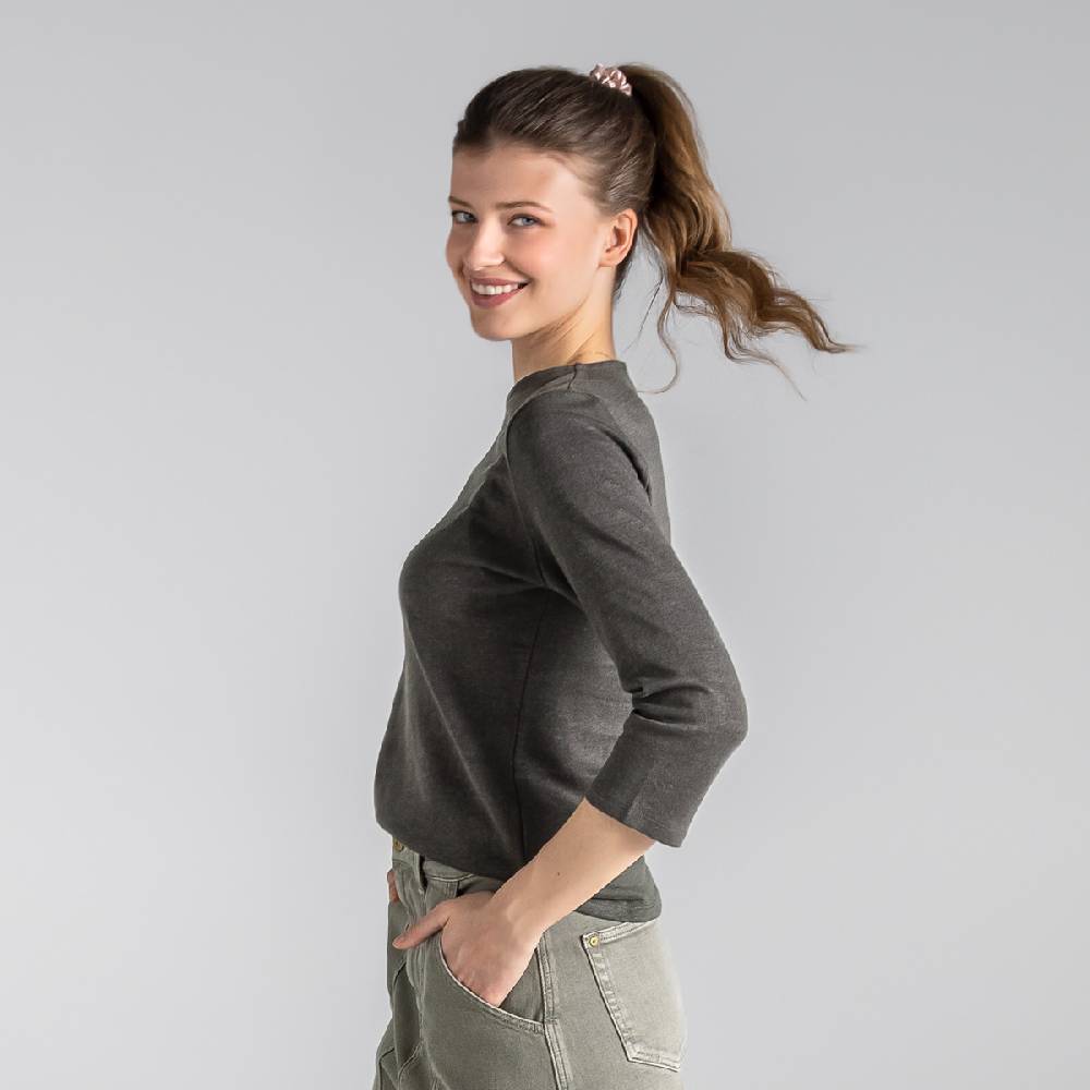 LIVING CRAFTS BIRKA - Shirt - Erde Im Verkauf