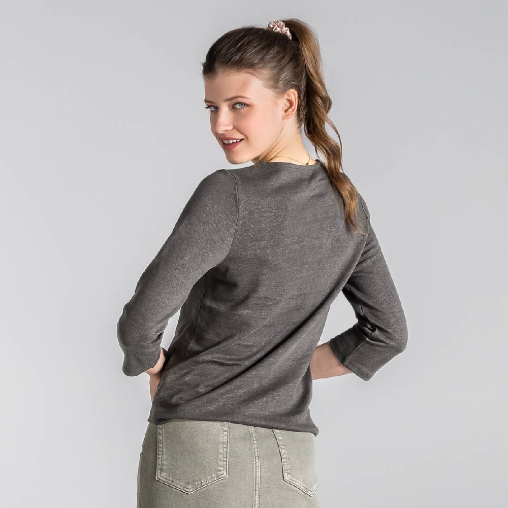 LIVING CRAFTS BIRKA - Shirt - Erde Im Verkauf