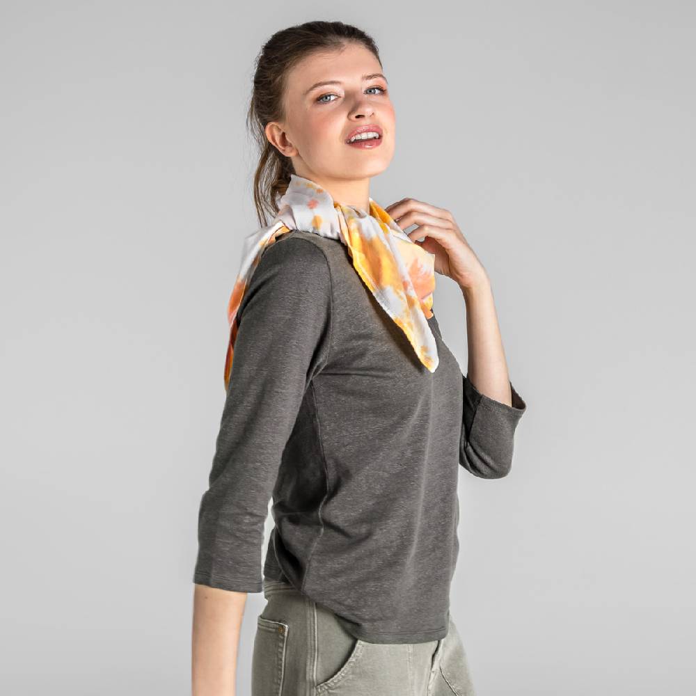 LIVING CRAFTS BIRKA - Shirt - Erde Im Verkauf