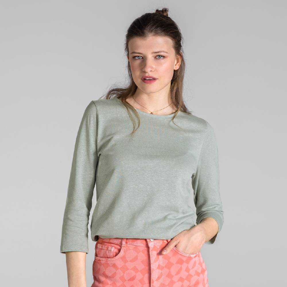 LIVING CRAFTS BIRKA - Shirt - Salbei zollfrei