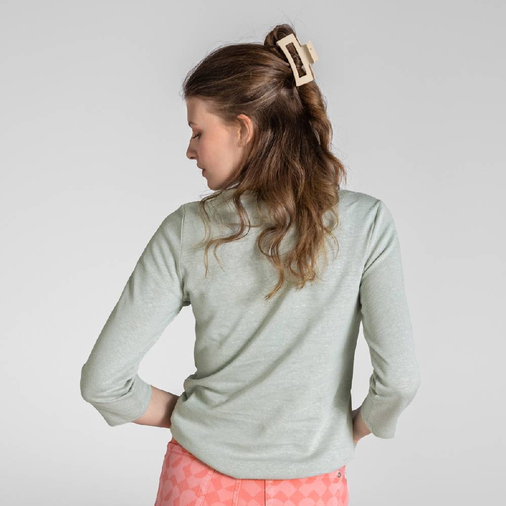 LIVING CRAFTS BIRKA - Shirt - Salbei zollfrei