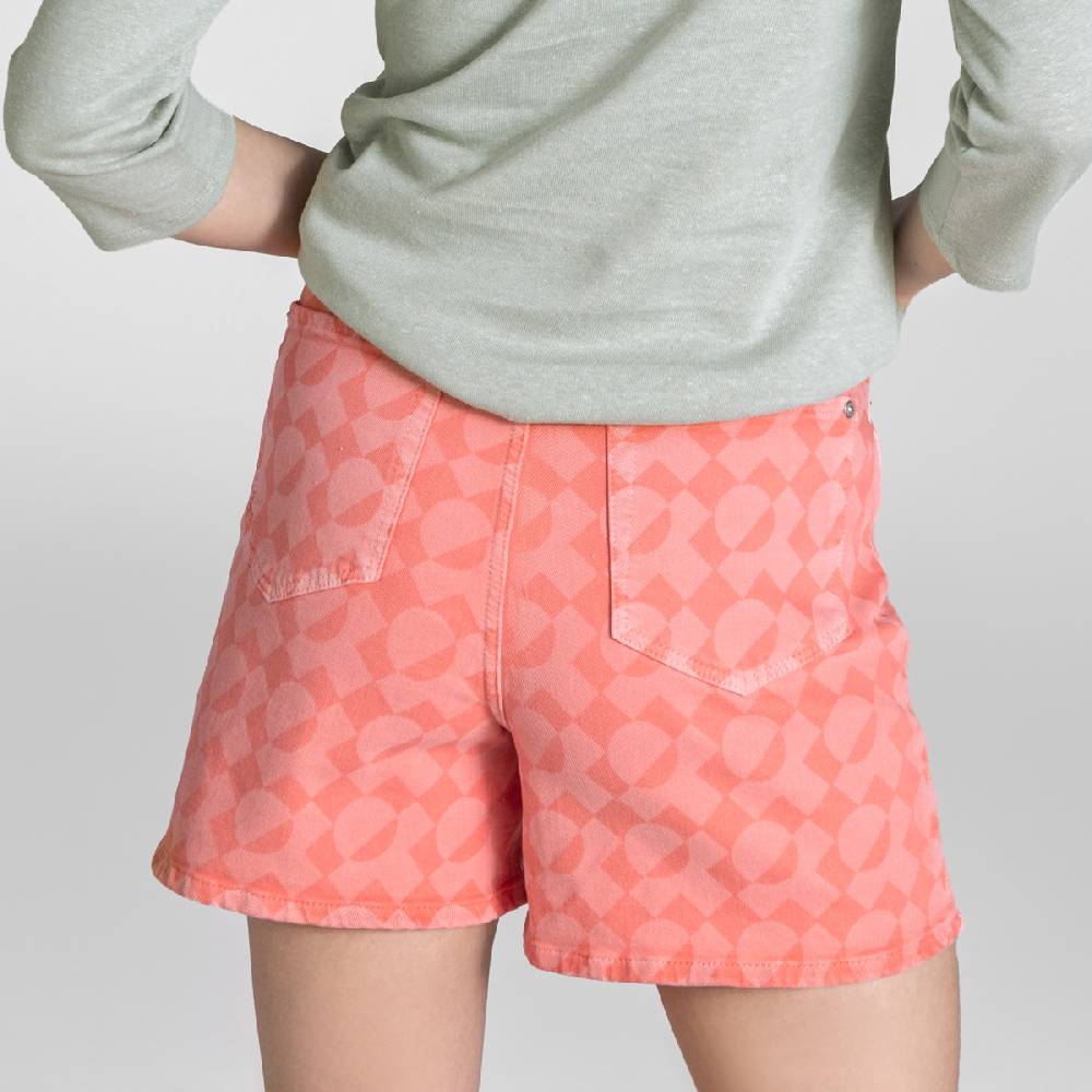 LIVING CRAFTS BONTJE - Jeans Shorts - Coral 2025