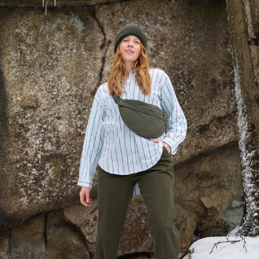 LIVING CRAFTS PEACHES - Hipbag - Dark Olive Hotsell