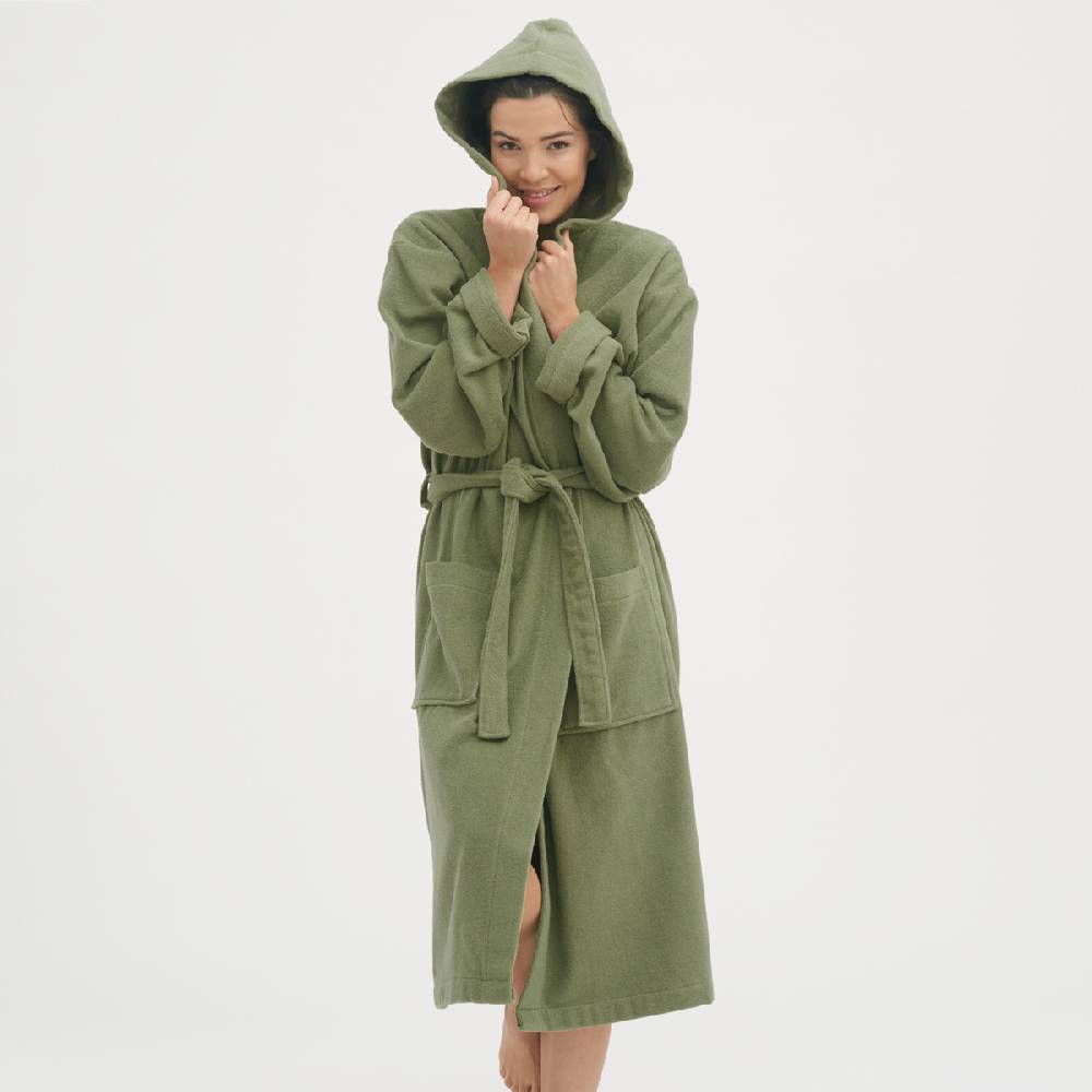 LIVING CRAFTS ORLANDO - Bademantel - Khaki Blitzverkäufe
