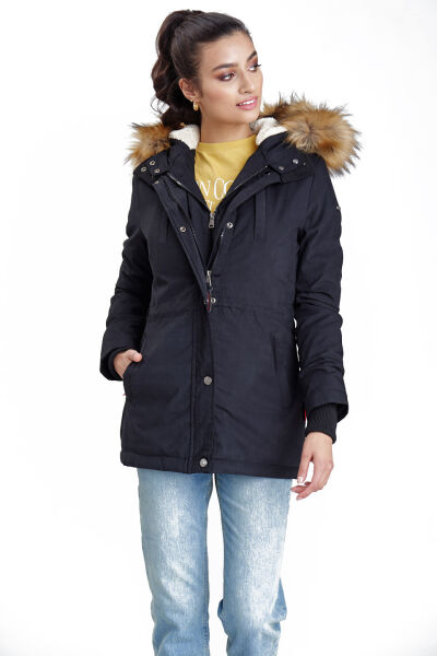 Marikoo Akira warme Damen Winterjacke mit Kapuze Online Outlet