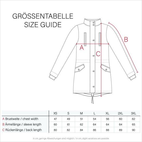 Marikoo Grinsekatze Damen lange Winterjacke mit Kapuze VIP-Rabatte