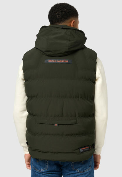 Marikoo Stone Harbour Egoor Herren Winter Steppweste Sonderangebot der Fabrik