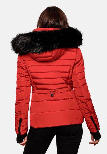 Marikoo Navahoo Adele Damen Winterjacke warm gefüttert Teddyfell Fabrikladen