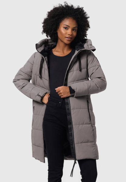 Marikoo Natsukoo Damen Winter Steppjacke lang Kostenloser Versand