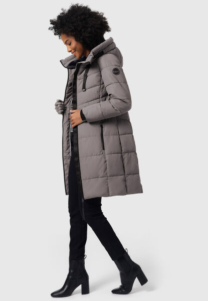 Marikoo Natsukoo Damen Winter Steppjacke lang Kostenloser Versand