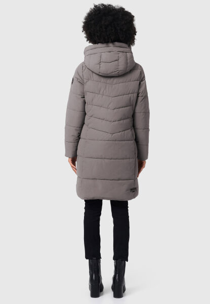 Marikoo Natsukoo Damen Winter Steppjacke lang Kostenloser Versand