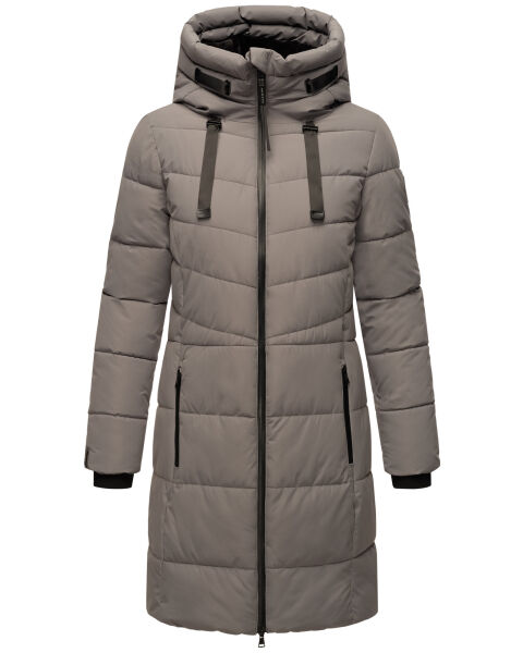 Marikoo Natsukoo Damen Winter Steppjacke lang Kostenloser Versand