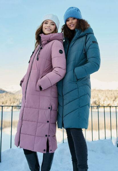 Marikoo Navahoo Sahnekatzi Damen lange Winter Steppjacke Günstig kaufen