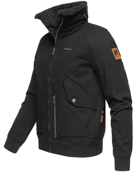 Marikoo Navahoo Herren Piloten Jacke mit Stehkragen Online Shopping
