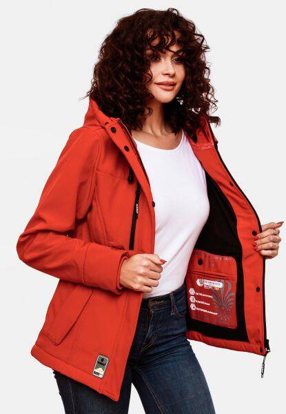 Marikoo Kleine Zicke Damen Softshell Frühling Übergangs Jacke Osterangebot