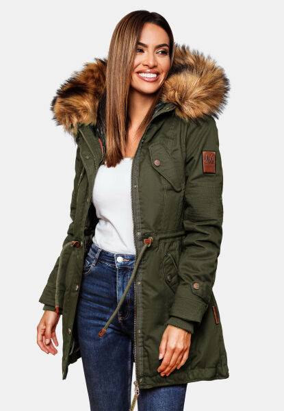 Marikoo La Viva Princess Damen Winterjacke mit Kapuze Neuheiten