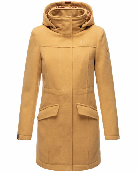 Marikoo Leilaniaa Damen Mantel Trenchcoat Wintermantel mit Kapuze Bestseller